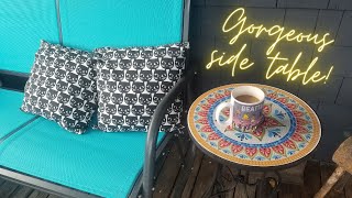 Amazon review - Frstem Mosaic Patio Table by Ferretocious 20 views 3 months ago 1 minute, 23 seconds