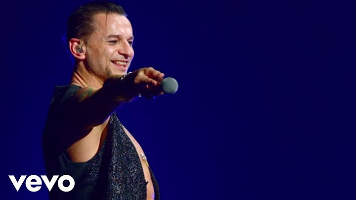 Enjoy the Silence Live version - Live performance video thumbnail