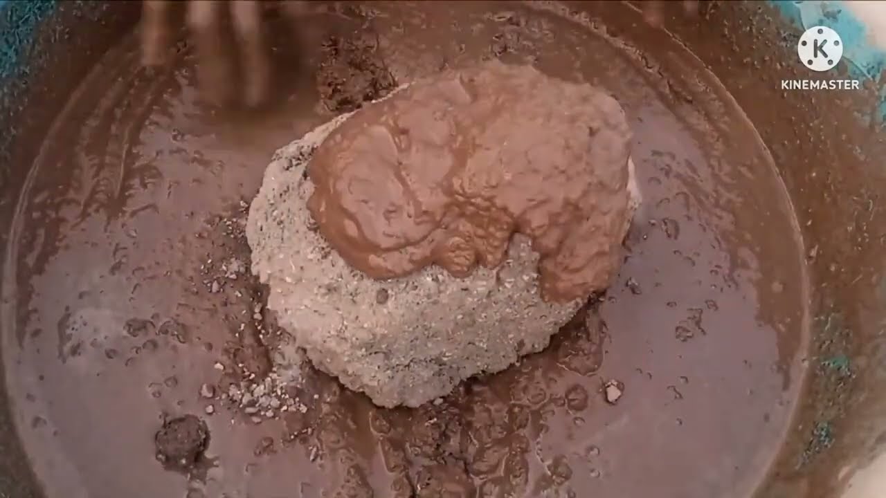 ASMR|| Non dipping parts Gaint cylinder #satisfying #odlysatisfying #relaxing #clay #stress 