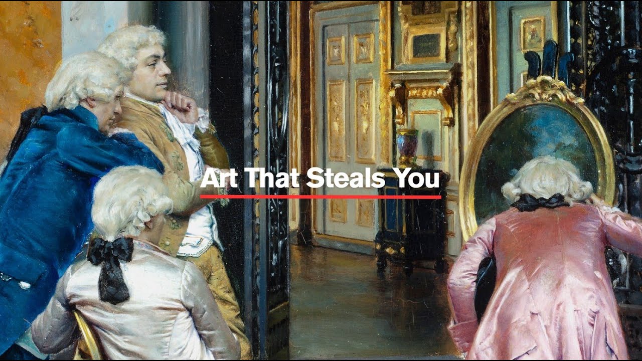 Art That Steals You / Gunnar Berndtson - Art Connoisseurs in the Louvre