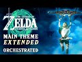 Zelda tears of the kingdom  breath of the wild 2 orchestral main theme e3 2021 trailer