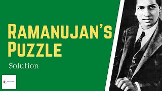 Ramanujan's Puzzle Solution [Puzzle Corner | Genesis] (2020)