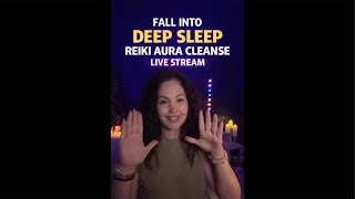 Fall Into Deep Sleep in Minutes ✨ Reiki Aura Cleanse for Insomnia (LIVE)