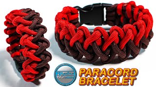 5 Minutes Paracord Tutorial: How To Make a Paracord Bracelet Solomon's Secret Variation Knot DIY