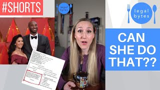 Vanessa Bryant Names Officers on IG: Can She Do That?? | LAWYER EXPLAINS #shorts