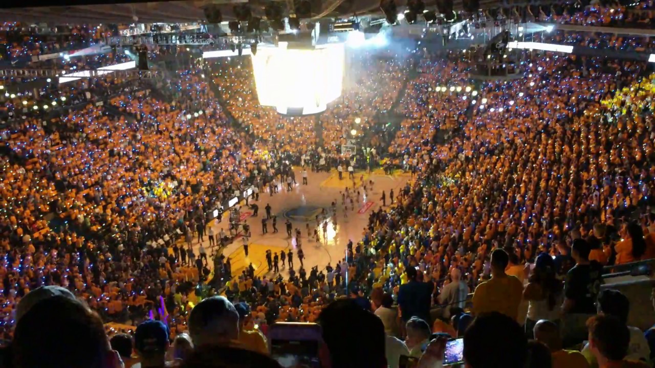 Golden State Warriors Player Introductions @ NBA Finals 2017 Game 2 (6