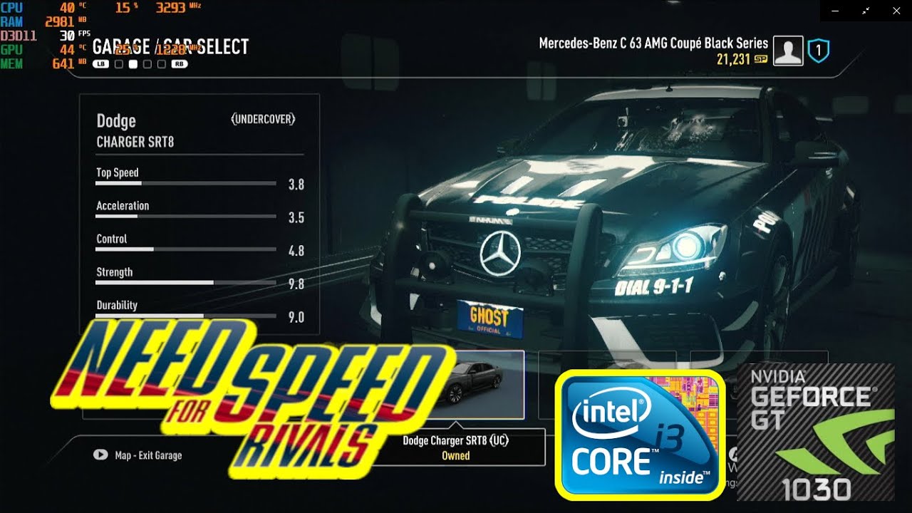 Test NFS Rivals on GT 1030 OC + i3 3220 Ultra Setting | is GT 1030 still worth it in 2021 ?
