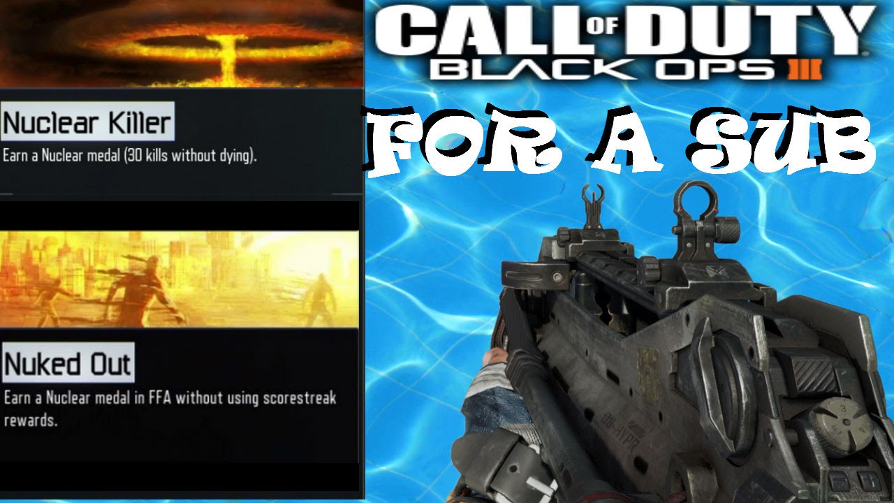 NUKE FOR A SUB #2!! *FFAR NUCLEAR* HIS FIRST NUKED OUT/NUCLEAR MEDAL in BLACK OPS III (FFA Gameplay)