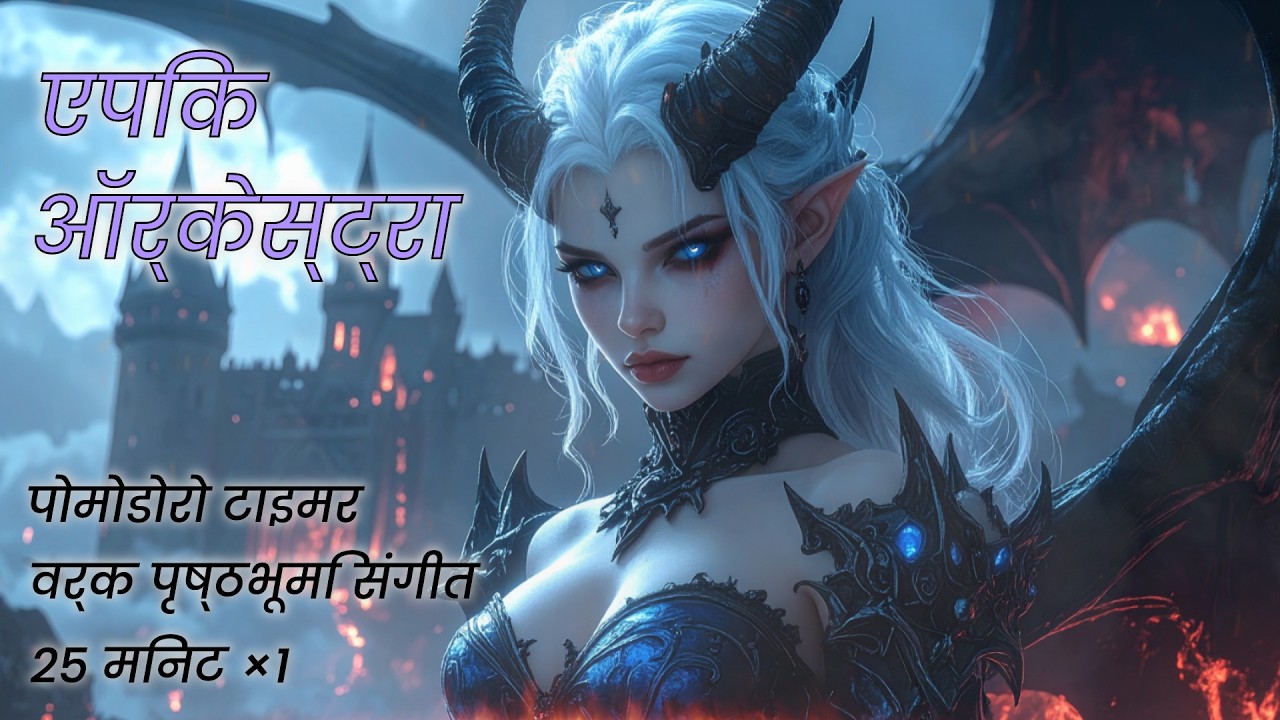 Фоновая музыка для работы【Эпический оркестр 3】 — Помодоро таймер 25 минут ×1