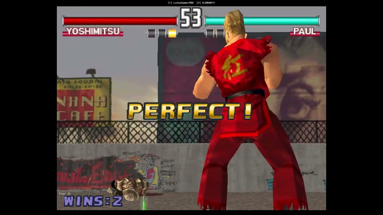 Tekken 3 Online Lucky VS OldMoney Match