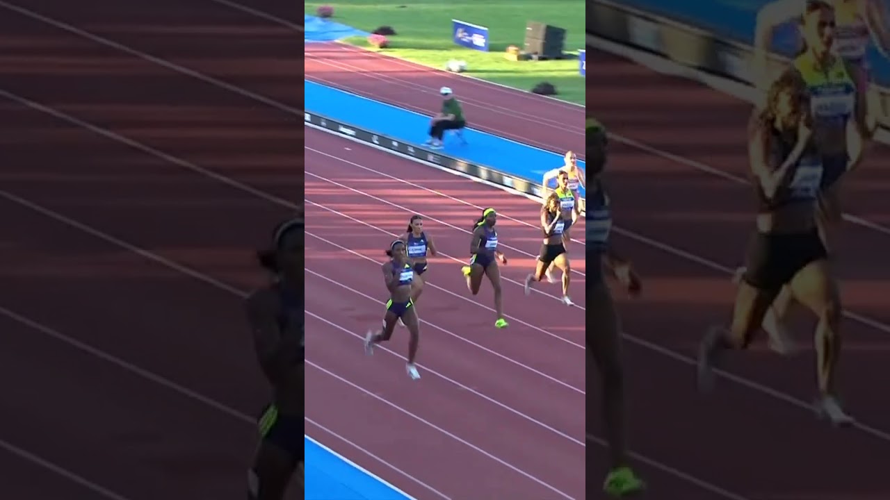 CLASSY 22.19 👑 Shaunae Miller-Uibo shows her class with a victory in the women’s 200m in Zagreb