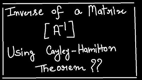 Cayley Hamilton Theorem
