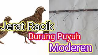 Jerat Racik Burung Puyuh Moderen