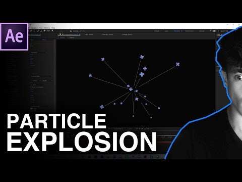 Create a simple PARTICLE EXPLOSION effect in AFTER EFFECTS | Tutorial