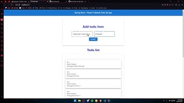 My full stack todo list web app (V1)