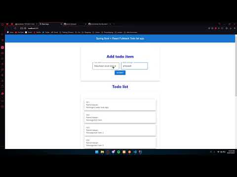 My full stack todo list web app (V1)
