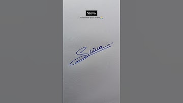 Shiva @Satish.Calligraphy #signature