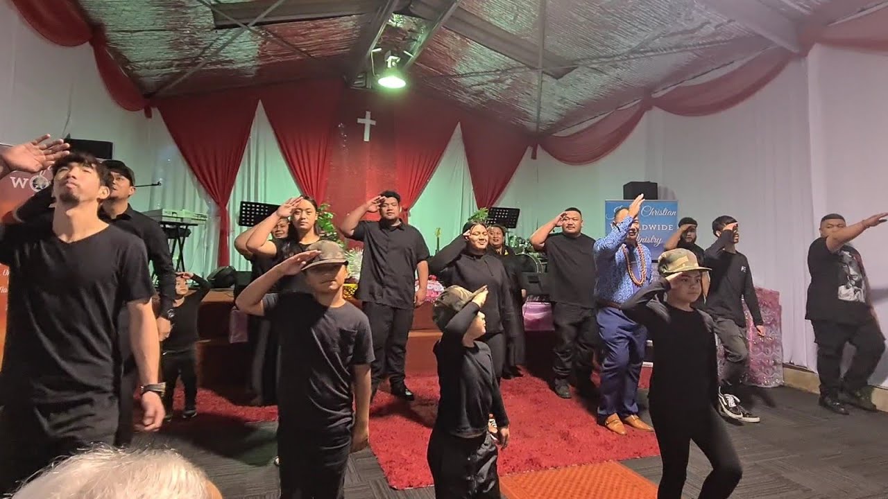 United in Jesus Christ -Family night dance by Senior Pastor Vaise,Pastor Tala & Deacon Pau's family