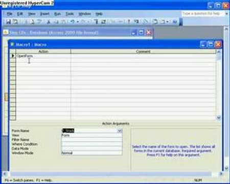 2.10 Go to New Record in a Form Using Macros in Access