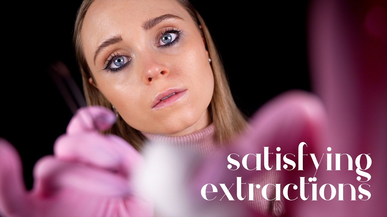 ASMR | Tackling your CYSTIC ACNE (satisfying acne extractions and picking)