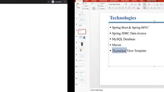 Spring Boot #3 Spring JDBC + Thymeleaf - Part 1