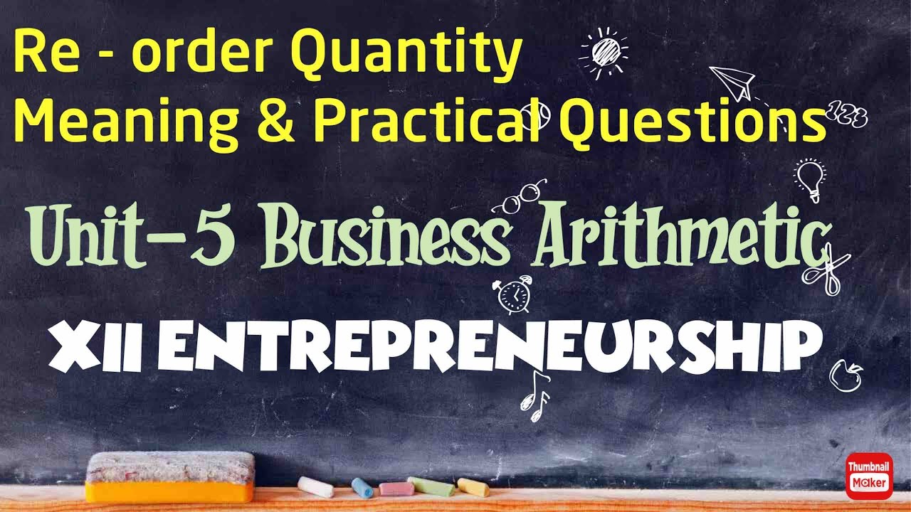 Re-order Quantity, Meaning & Formula, Calculation of Re-order Quantity ...