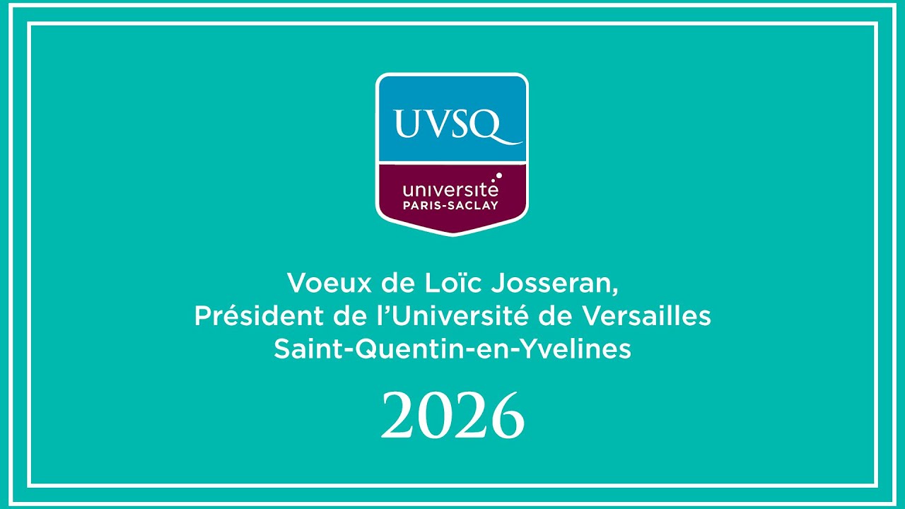 Vœux 2026 de l’UVSQ | Interview du Président Loïc Josseran