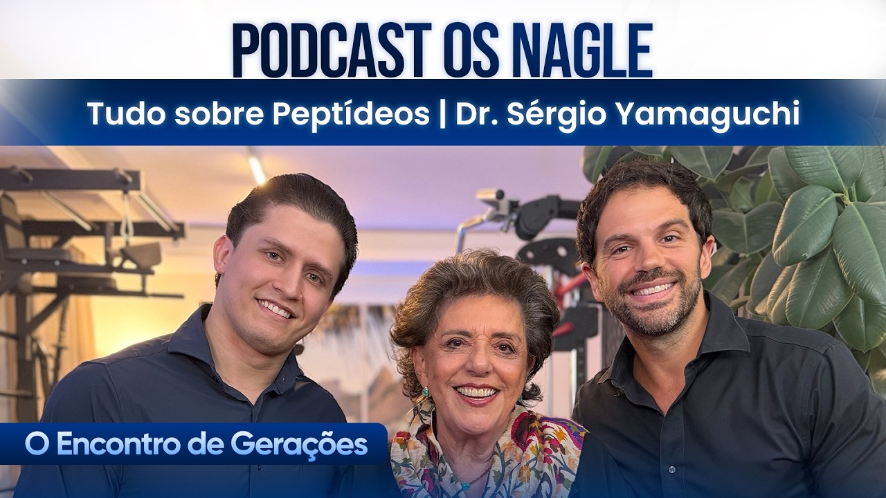 Capa do episódio: Tudo sobre peptídeos, o assunto do momento — Dr. Sérgio Yamaguchi