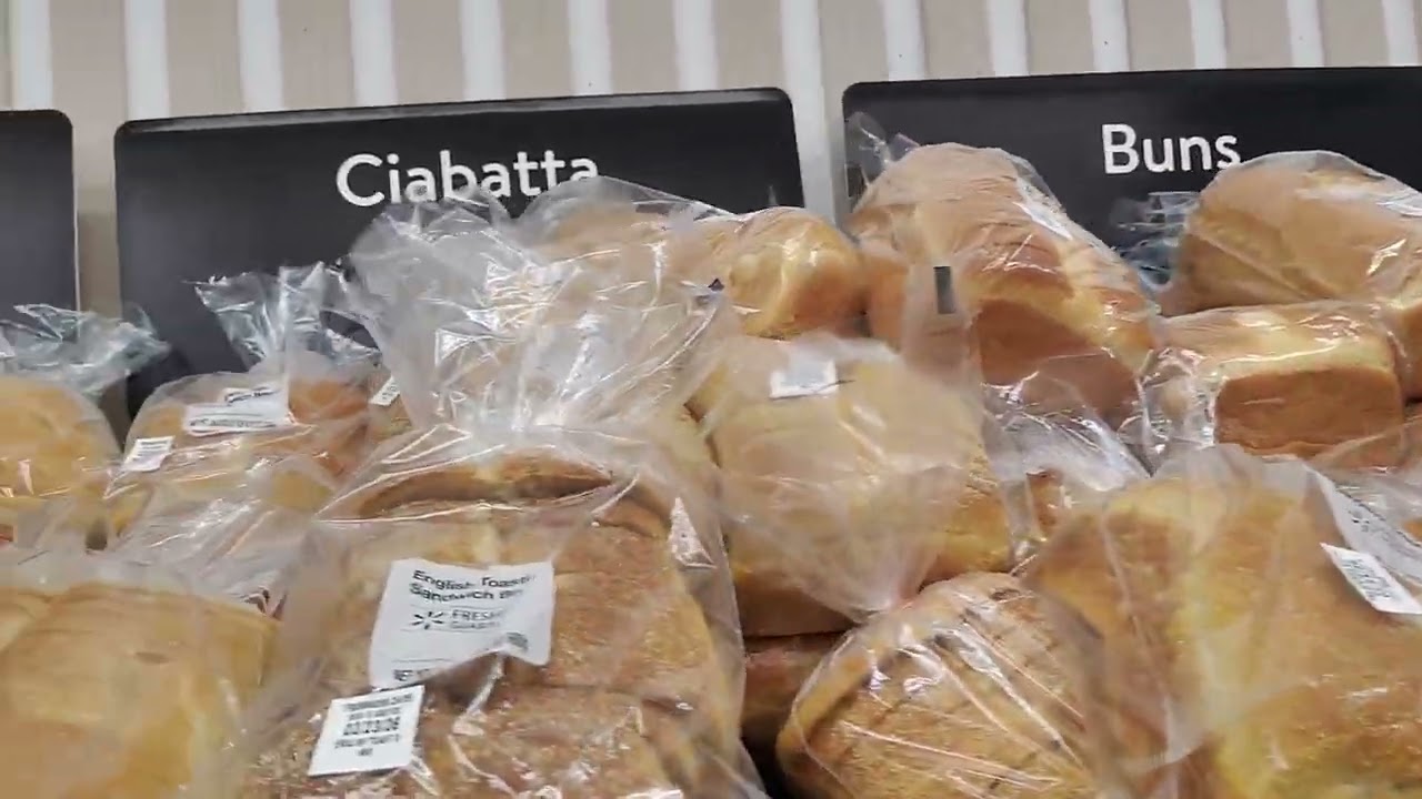 Walmart supercenter interior view of bakery area