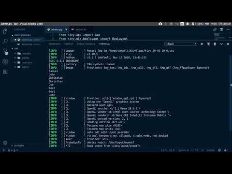 Python/Kivy POS System Part 4:Admin Dashboard(Part 4)