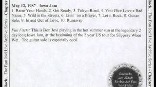 Bon Jovi - Get Ready (Live Iowa 1987)