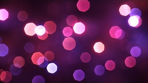 Colorful Lights Bokeh Loop