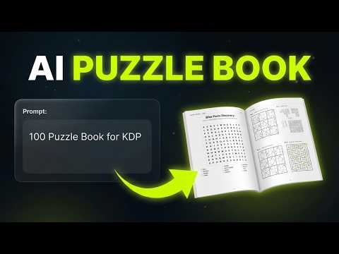 How to Make a Puzzle Book With AI and Sell It on Amazon KDP (Word Search, Sudoku, Mazes)