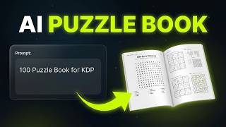 How to Make a Puzzle Book With AI and Sell It on Amazon KDP (Word Search, Sudoku, Mazes)