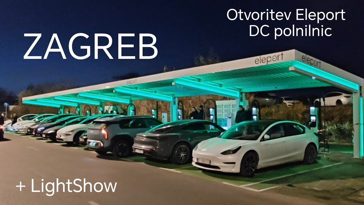 Otvoritev Eleport 400kW polnilnic v Zagrebu