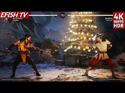 Scorpion vs Raiden (Hardest AI) - Mortal Kombat 1 | 4K 60FPS HDR