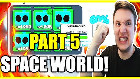 👍 The SPACE WORLD UPDATE Is Actually INSANE In Tapping Simulator 5/5 👍