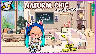 🌱✨ MUEBLES GRATIS AESTHETIC para decorar la NATURAL CHIC HOUSE MAKER (Entrada y Salón) Parte 1 screenshot 2