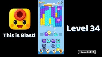 This is Blast Level 34 Walkthrough | Powerful Puzzle Blast Game 💥 | Go Answer