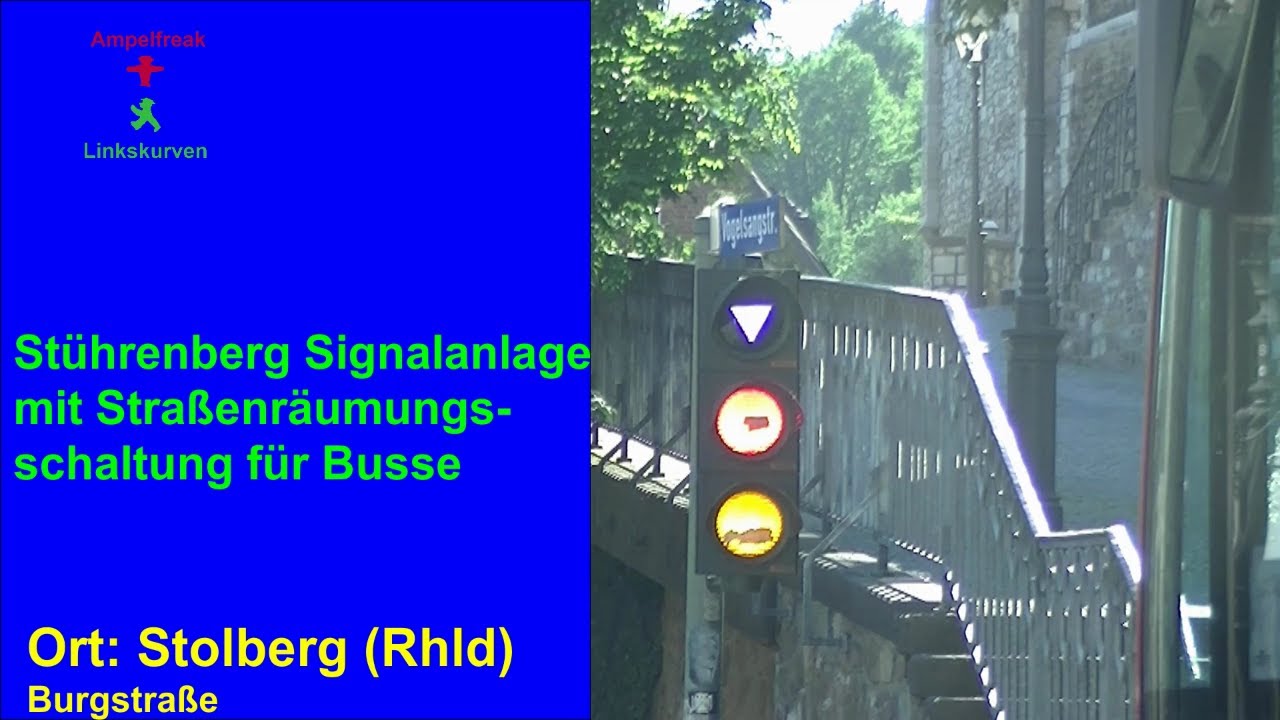 Stührenberg Signalanlage mit Straßenräumungsschaltung für Busse