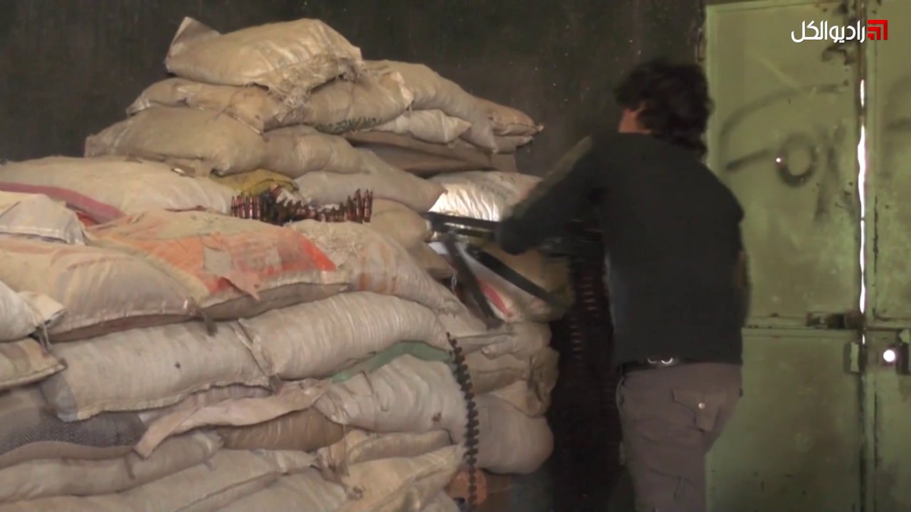 جولة لكاميرا راديو الكل على جبهة #كرم_الطراب في حلب والتي تحاول قوات النظام التقدم في تلك المنطقة.