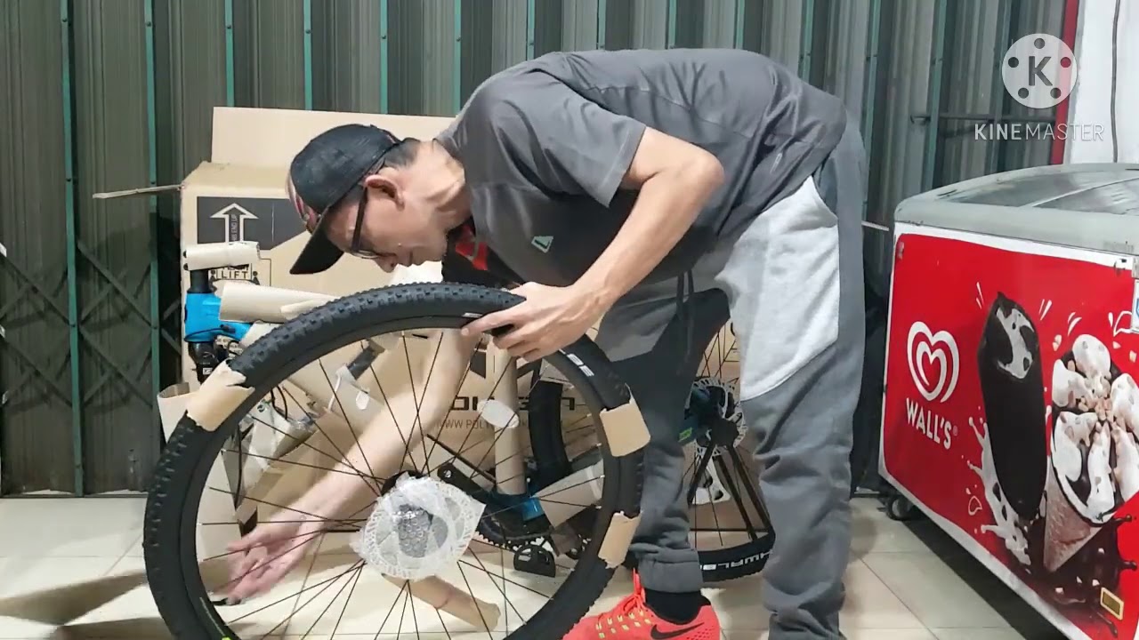 unboxing sepeda hybrid series POLYGON HEIST X2