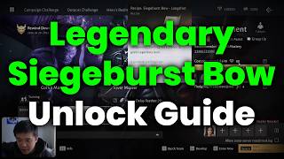 How To Unlock Legendary Siegerburst Bow (Longshot/Divine/Precision/Rapidfire) Recipe - WWM