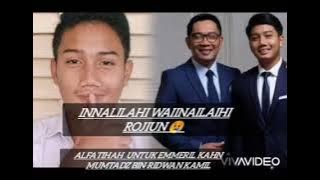 innalilahi Waiinailaihi Rojiun Semoga Husnul Khotimah Kang Eril