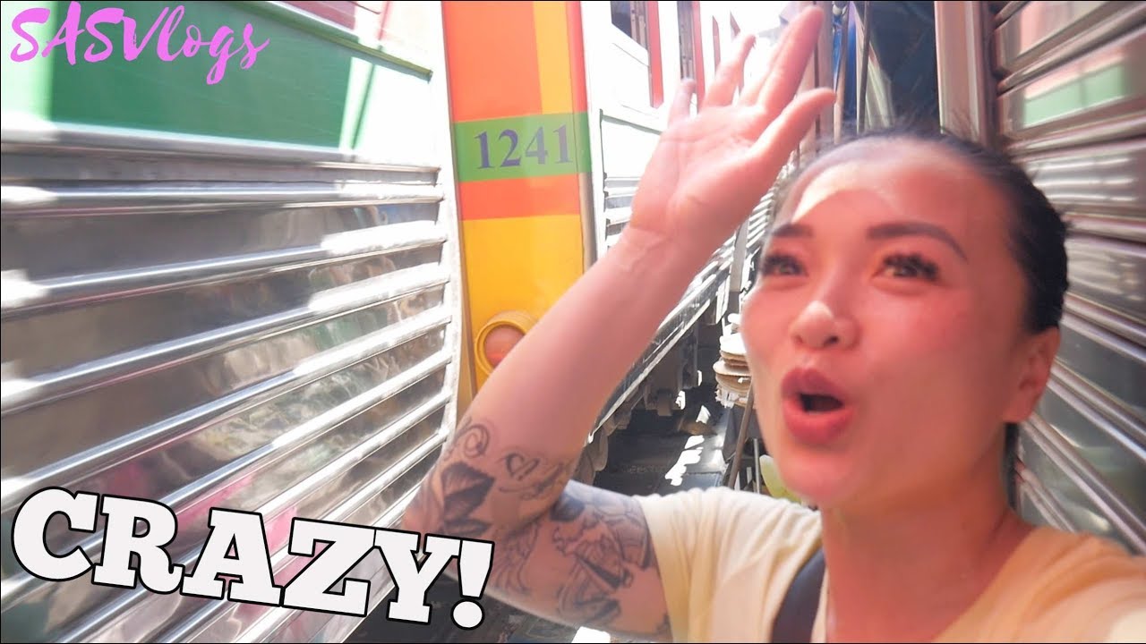 MAEKLONG RAILWAY MARKET | SASVlogs *Amazing Thailand - YouTube