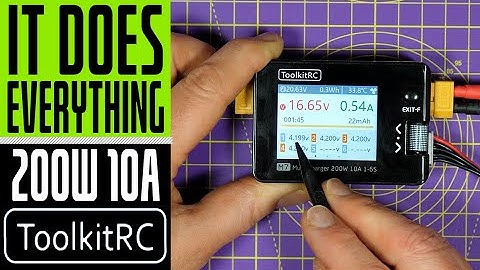 ToolkitRC M7 200W 10A Multifunction Battery Charger for 1-6S | Full Review