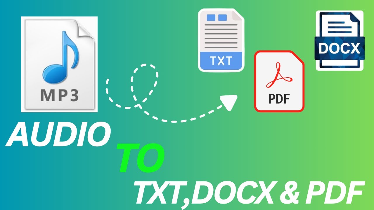 How to convert audio to text | How to TRANSCRIBE audio 