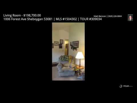 1006 Forest Ave., Sheboygan, WI home video tour