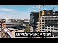 Najwyższy mural w Polsce 134 metry 