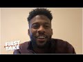 Saints WR Emmanuel Sanders on Patrick Mahomes' talent, Aaron Rodgers and Super Bowl LV | First Take
